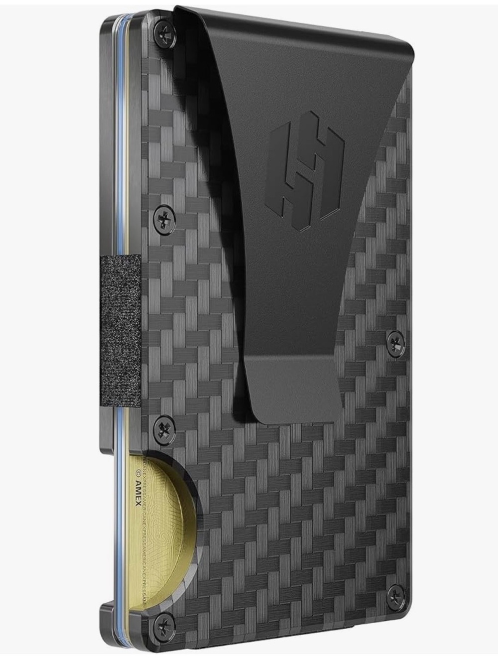 Hayvenhurst Wallet with Money Clip in Carbon Fiber